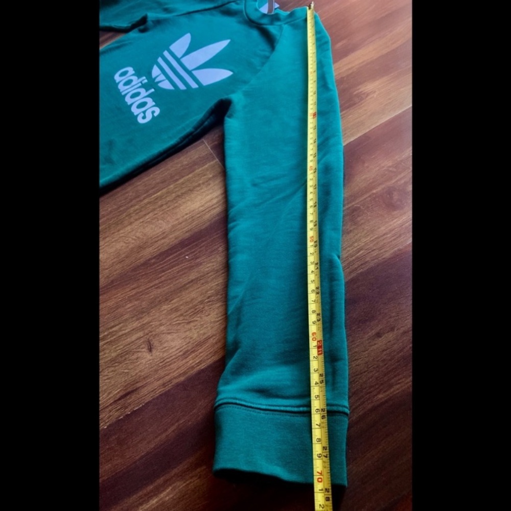 Adidas Green Crew Neck Sweatshirt in Womens Size Small - Picture 5 of 6